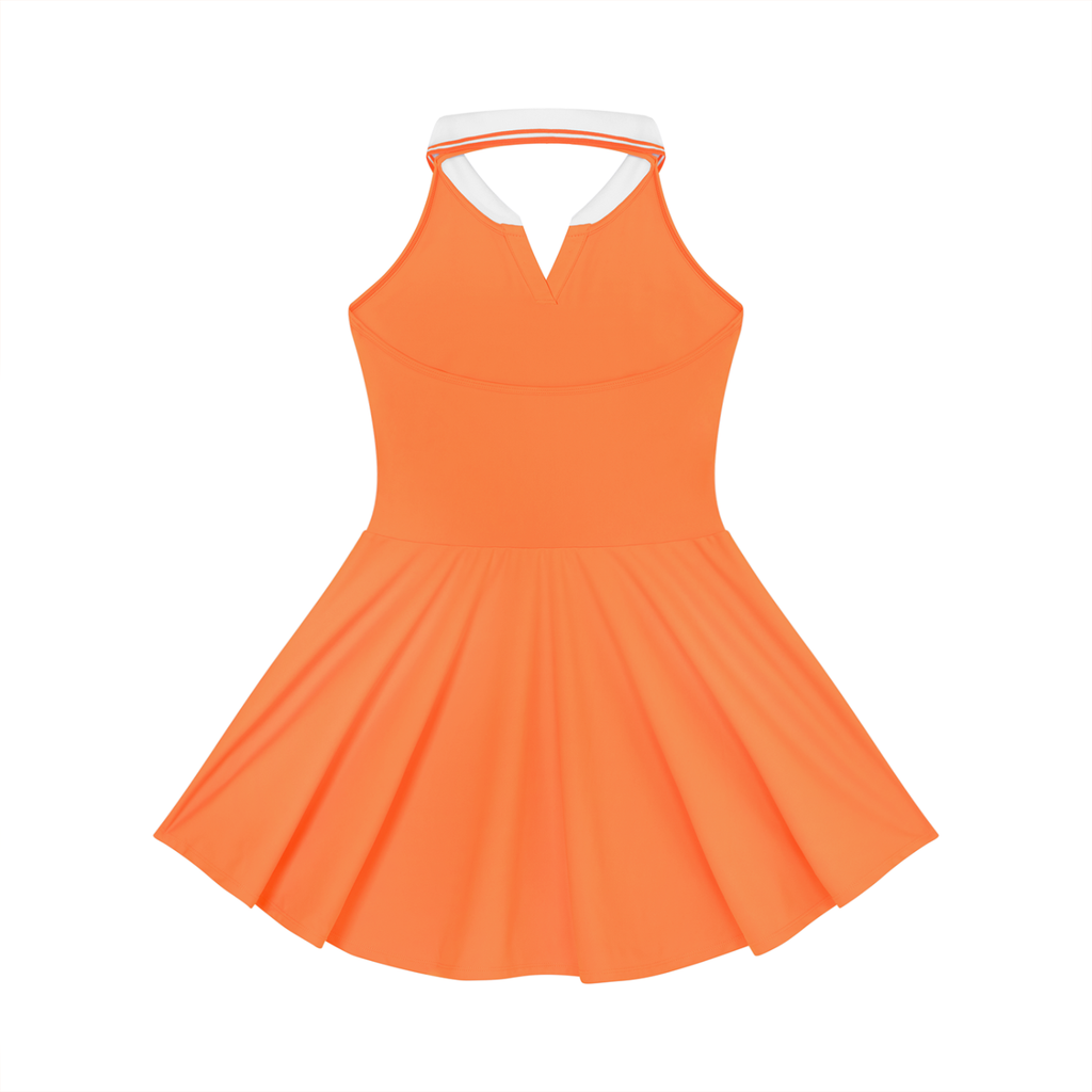 Southern Static Women's Collared Halter A-Line Tennis Dress