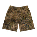 Camouflage Grass Print Jogger Shorts