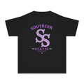 Southern Static Youth Tee — Yellow Graphic SS Logo Shirt