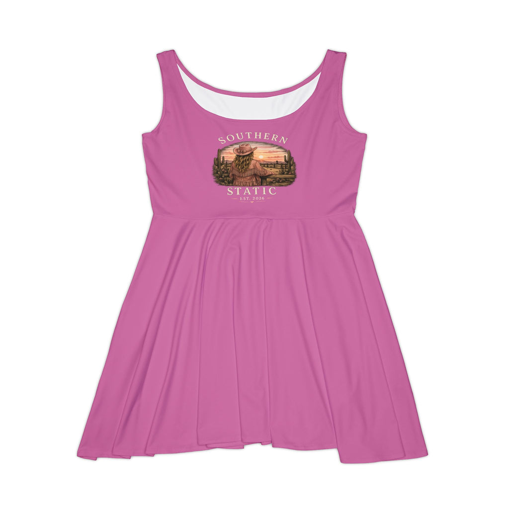Southern Static Vintage Truck Women's Skater Dress