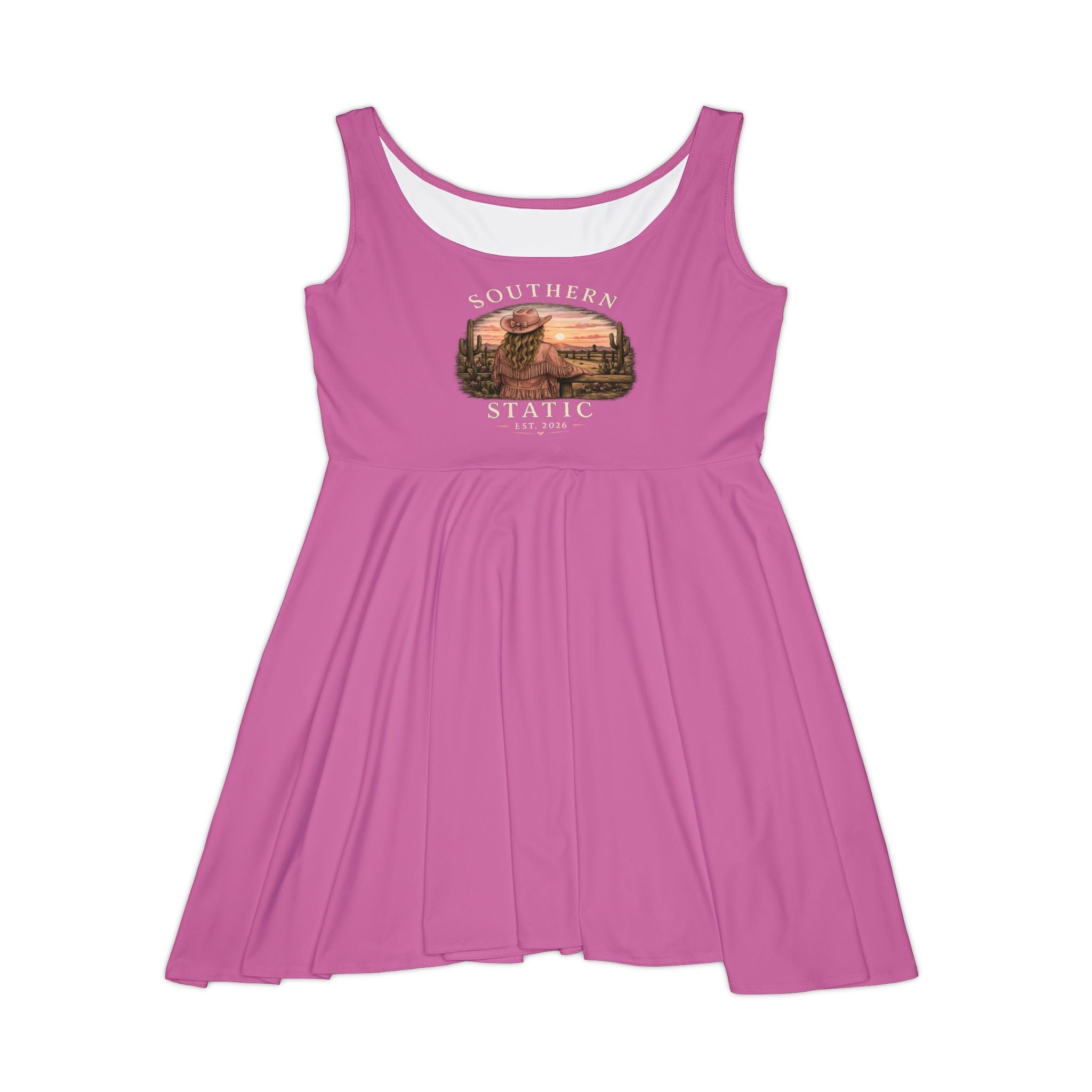 Southern Static Vintage Truck Women's Skater Dress