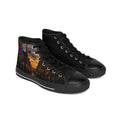 Blues Street Nightscape Sneakers | High Top Canvas Shoes