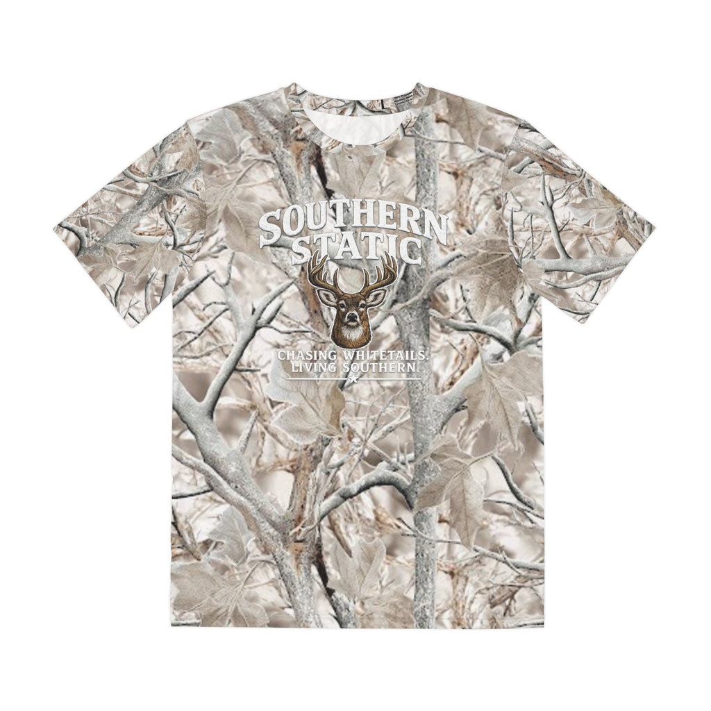 Camo "Southern Static" Men’s Polyester Tee