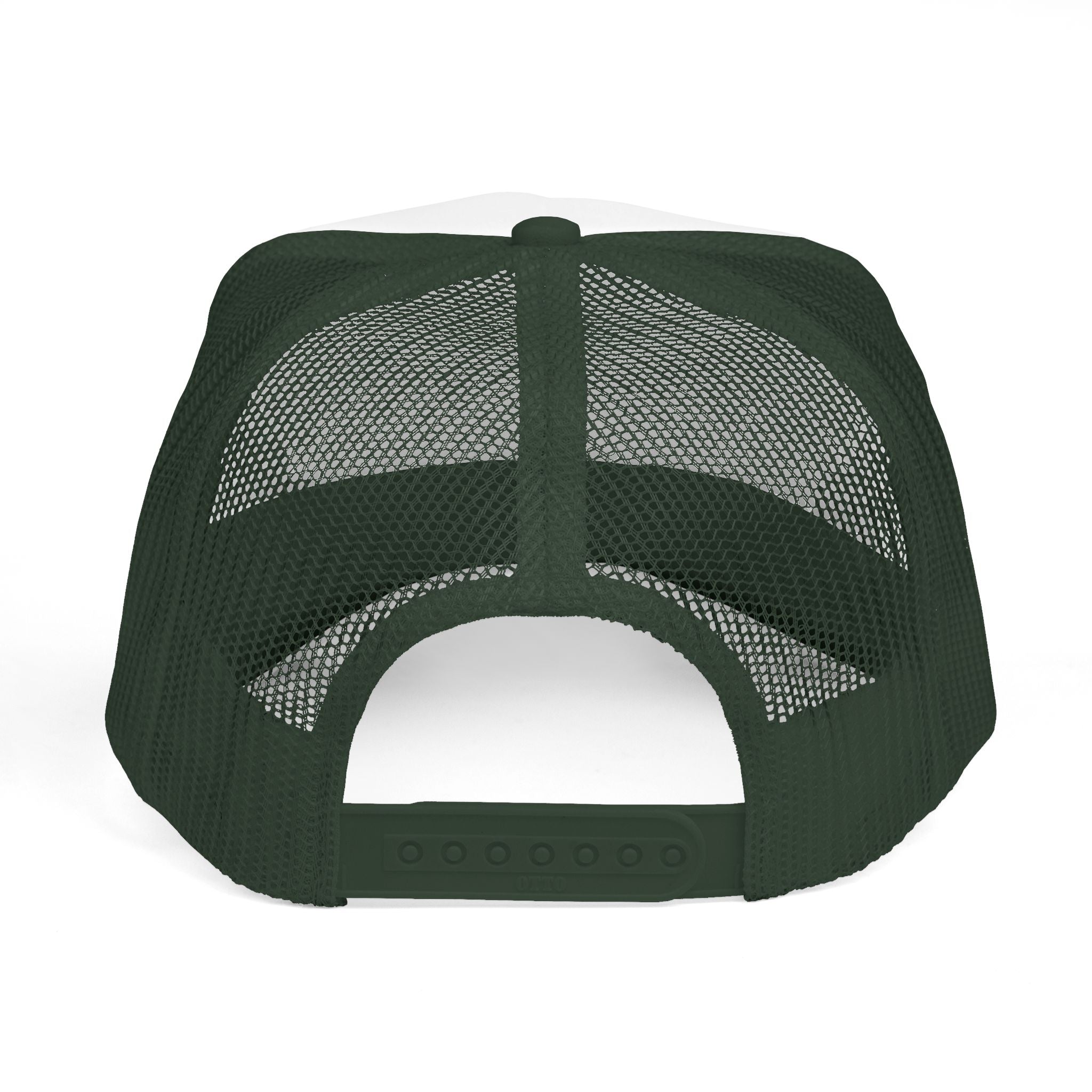 Southern Static Trucker Cap — Outdoorsman Logo Hat with Duck, Dog & Gear