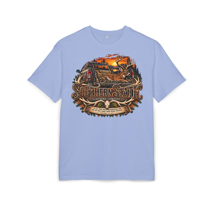 Southern Static Vintage Truck Tee — Retro Sunset Pickup Graphic T-Shirt