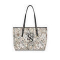 Camo PU Leather Shoulder Bag - Southern Static Logo Tote