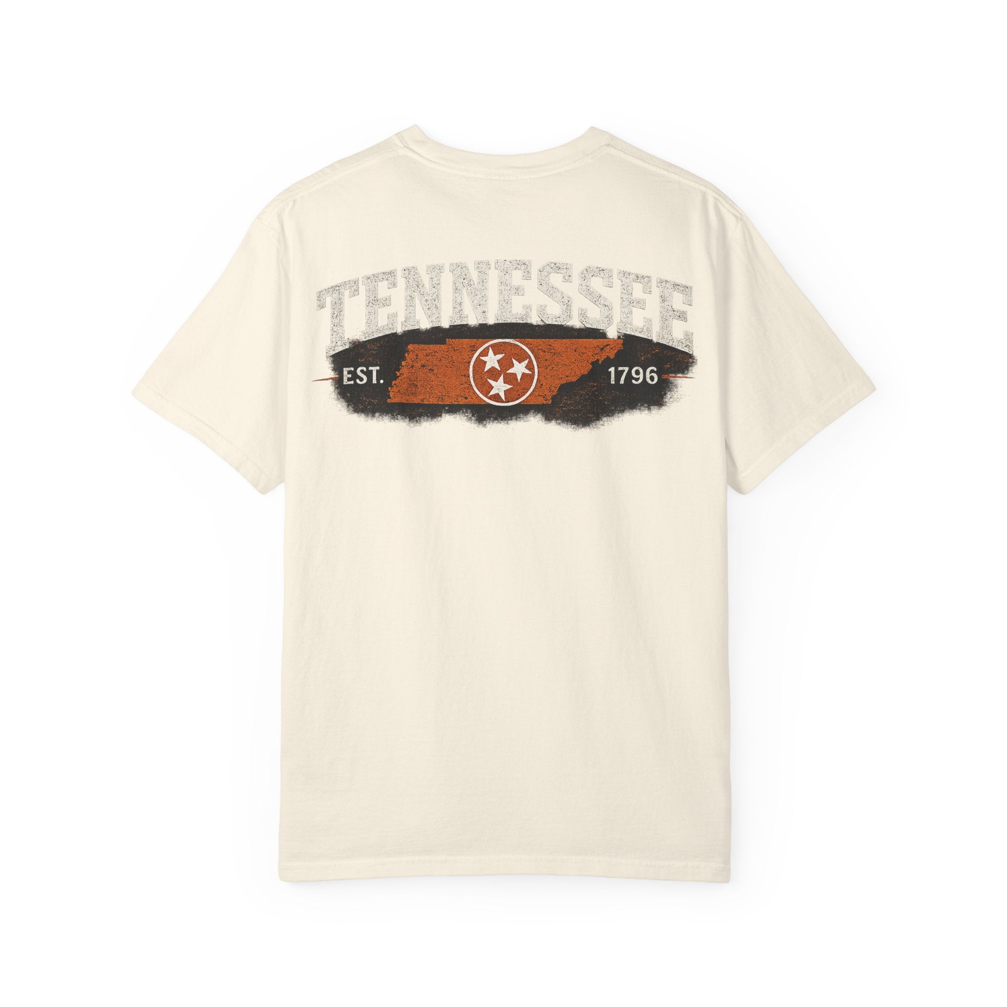 Tennessee Flag Graphic Tee | Southern Static Chest Logo T-shirt