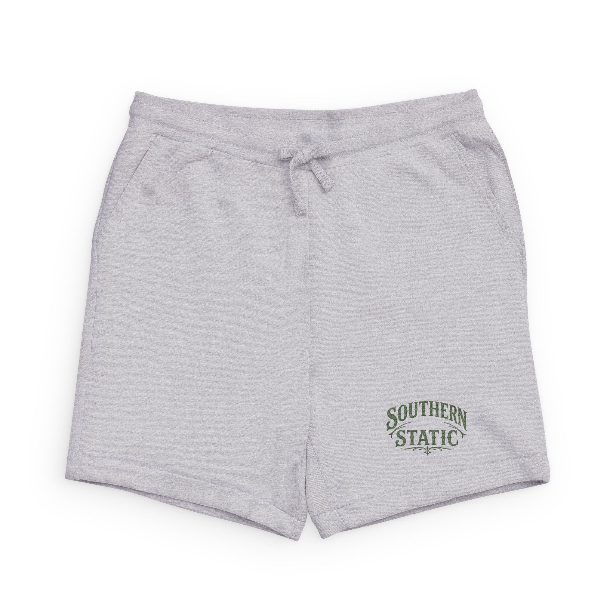 Southern Static Logo Sweatshorts | Black Fleece Shorts
