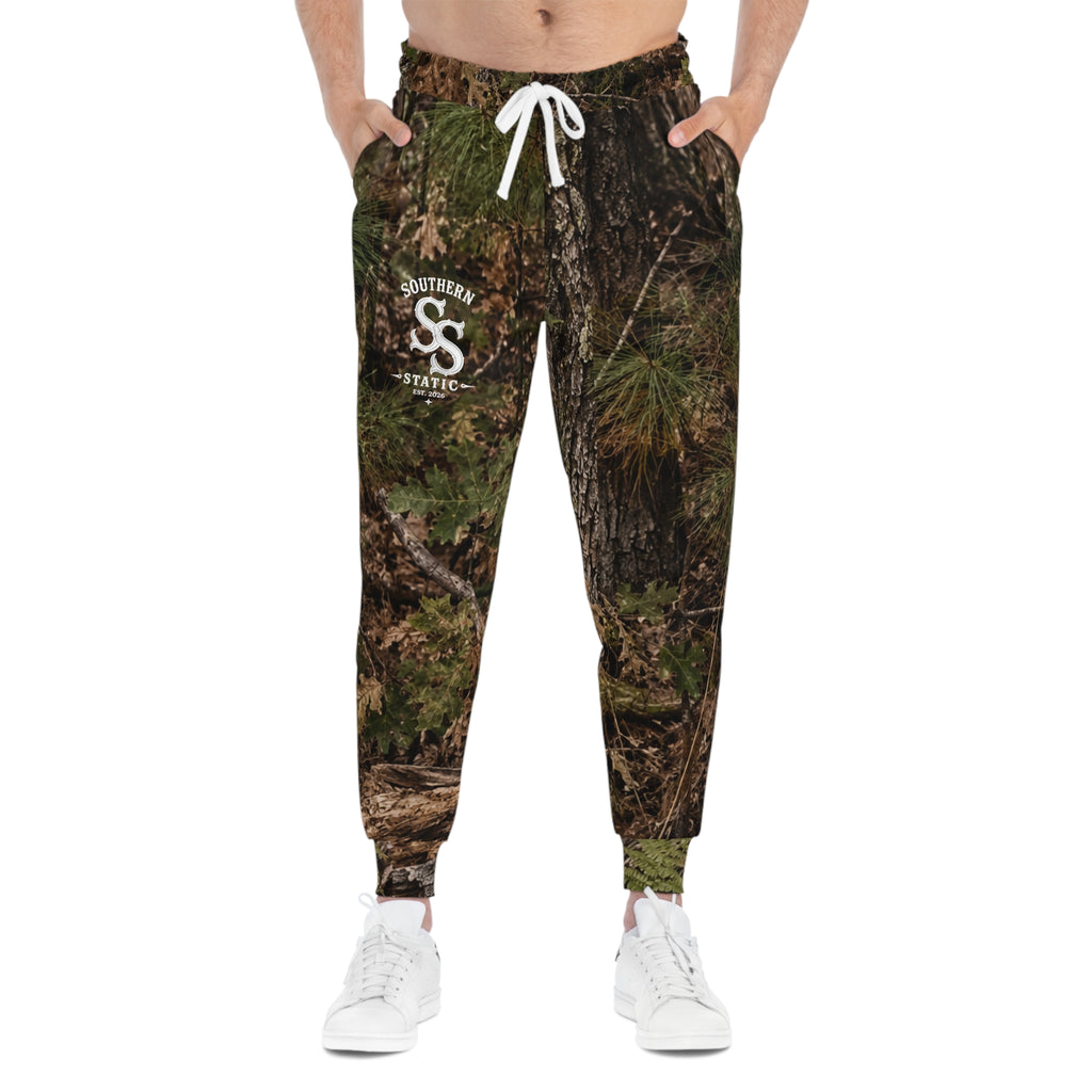 Camo Forest Joggers - All-Over Print Athletic Sweatpants