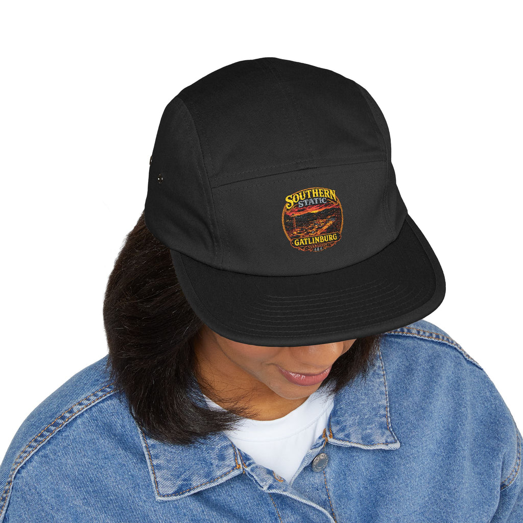 Southern State Gatlinburg Embroidered 5-Panel Cap | Khaki