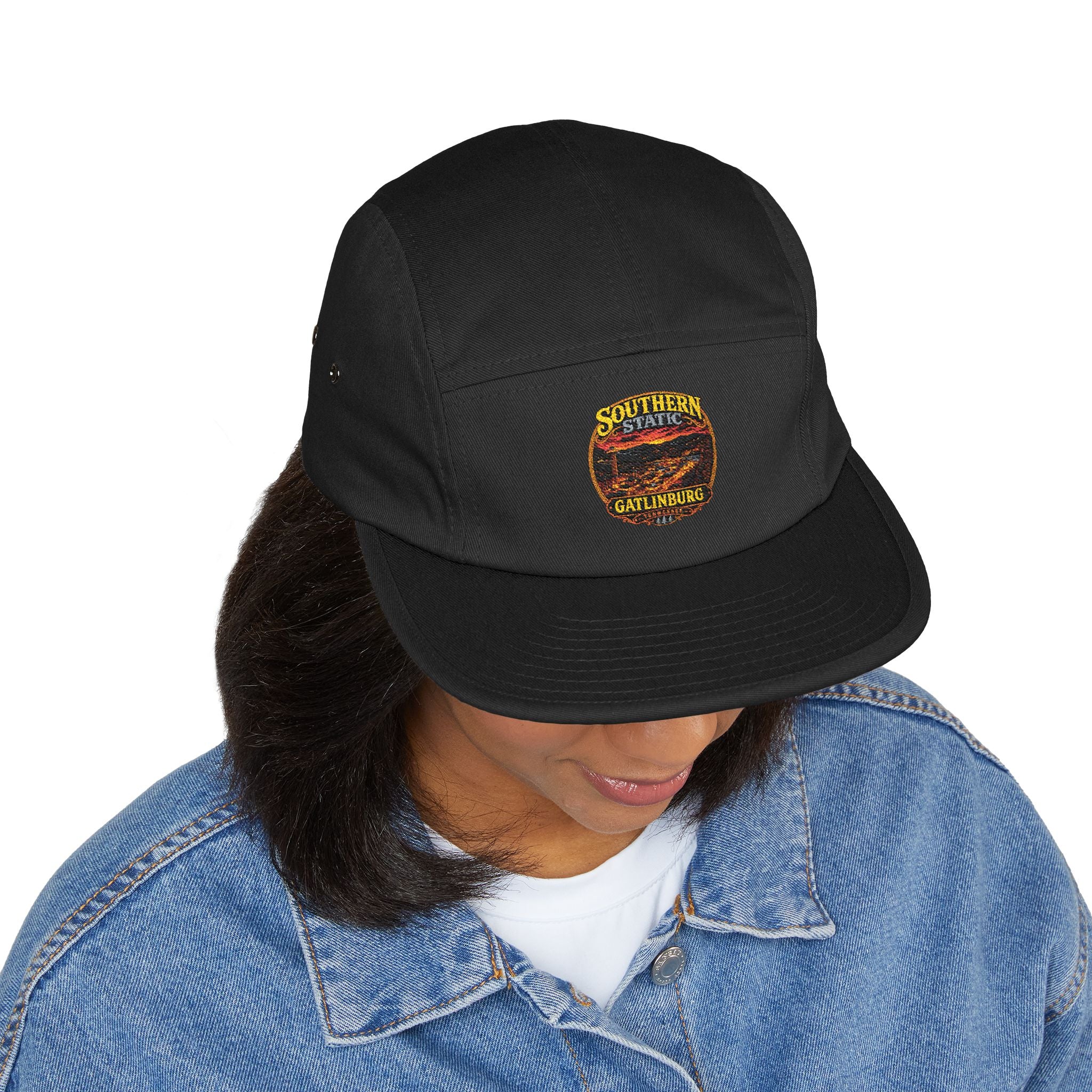 Southern State Gatlinburg Embroidered 5-Panel Cap | Khaki