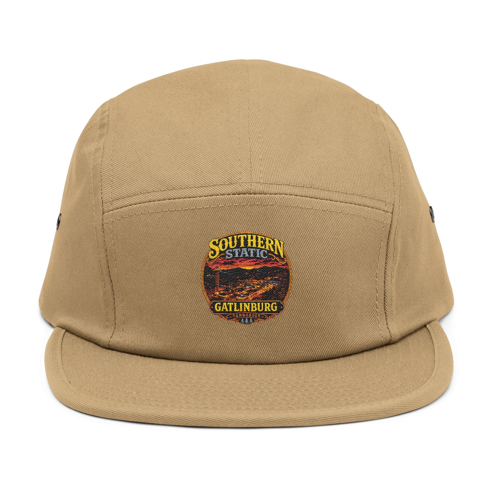 Southern State Gatlinburg Embroidered 5-Panel Cap | Khaki
