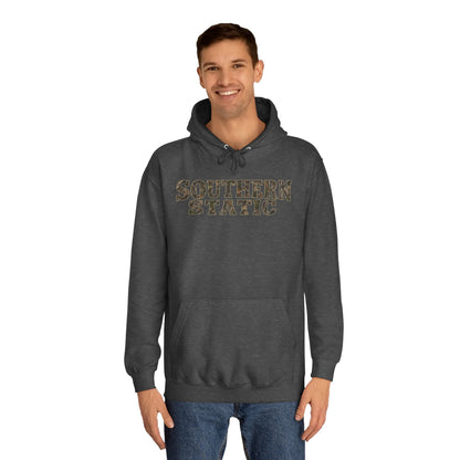 Southern Static Hoodie - Retro College Style Pullover