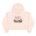 Southern Static Crop Hoodie — Vintage Boat Graphic