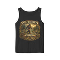 Southern Static Bigfoot Tank Top | Sasquatch Forest Vintage Design