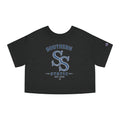 Southern Static Cropped T‑Shirt — Vintage Collegiate Logo