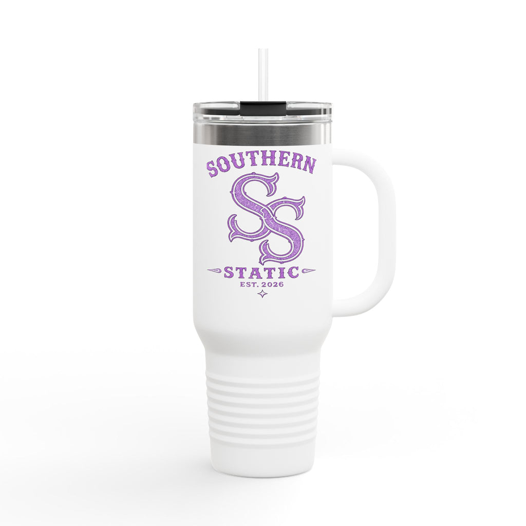 40oz Insulated Travel Mug — Southern Static Logo Stainless Tumbler