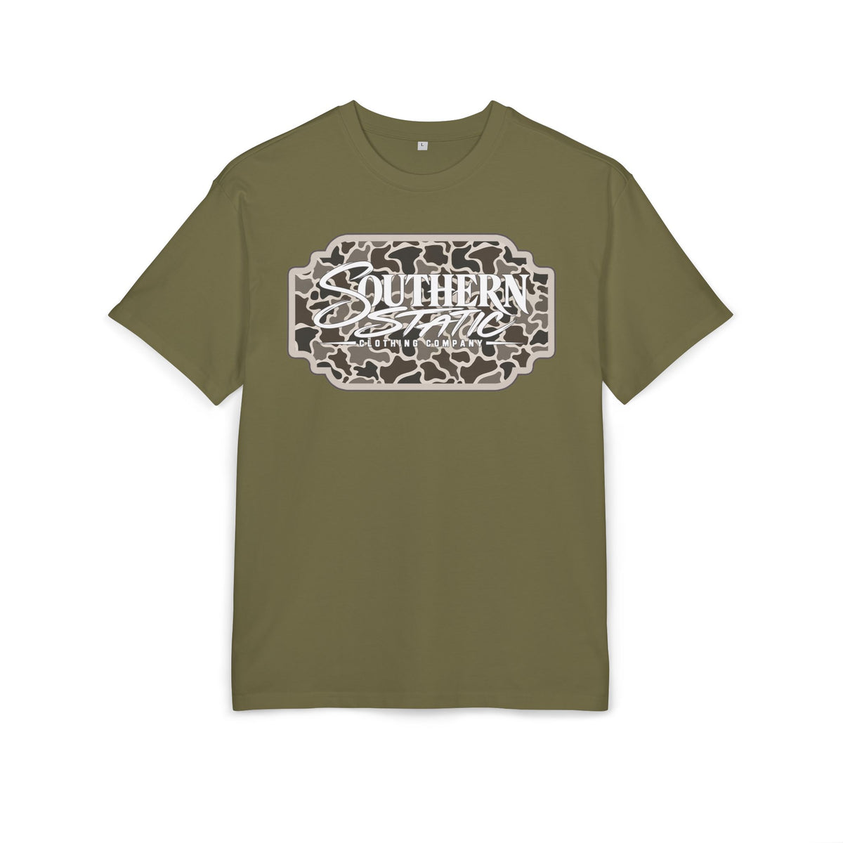 Southern Static Camo Logo Tee
