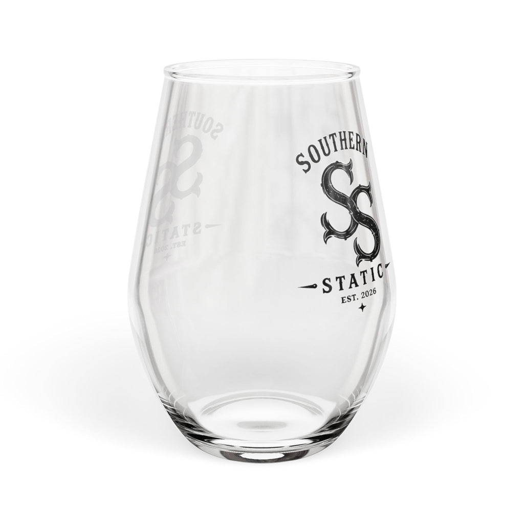 Southern Static Stemless Wine Glass — 11.75 oz Branded Logo Glass