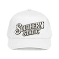 Southern Static Embroidered Baseball Cap — Vintage Script Trucker Hat