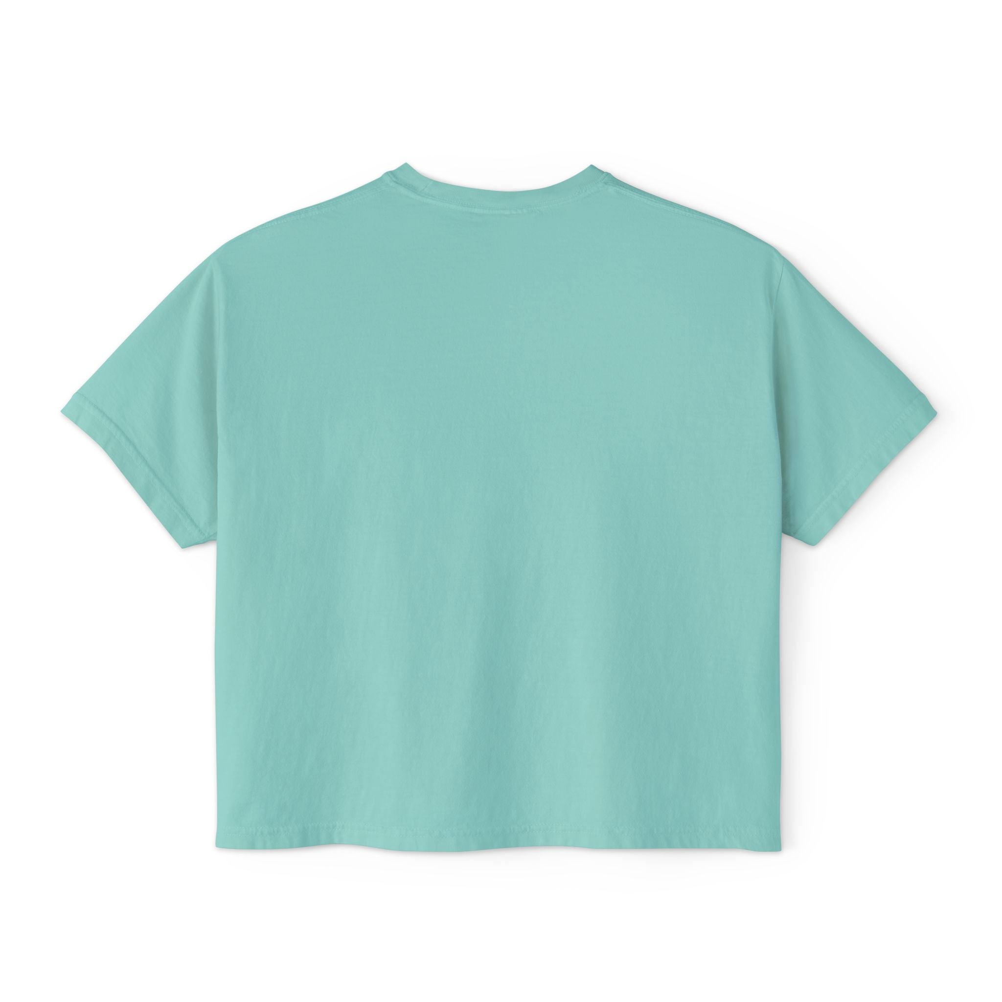 Southern Static Women's Boxy Tee – Retro Camo Script Logo