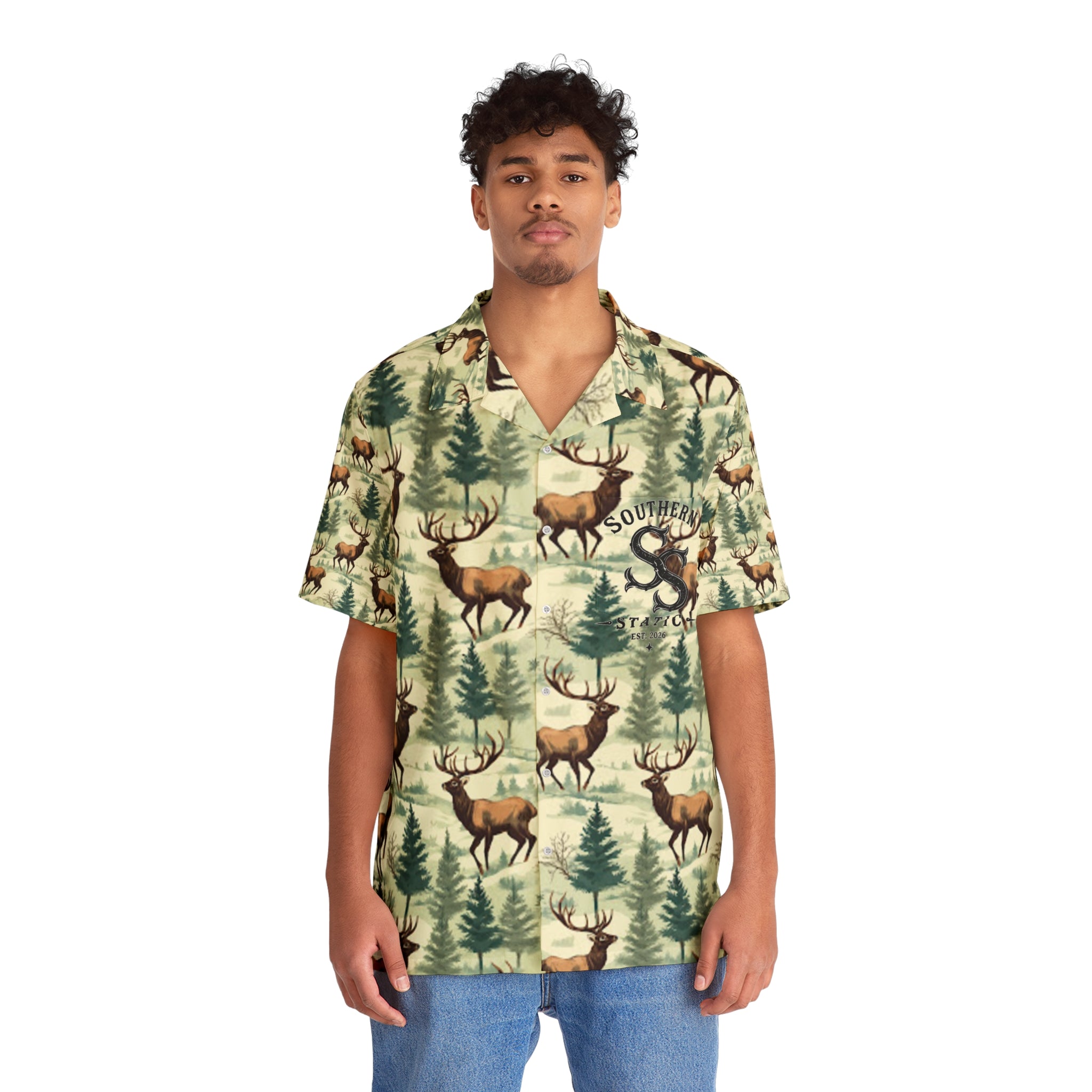 Deer Forest Hawaiian Shirt