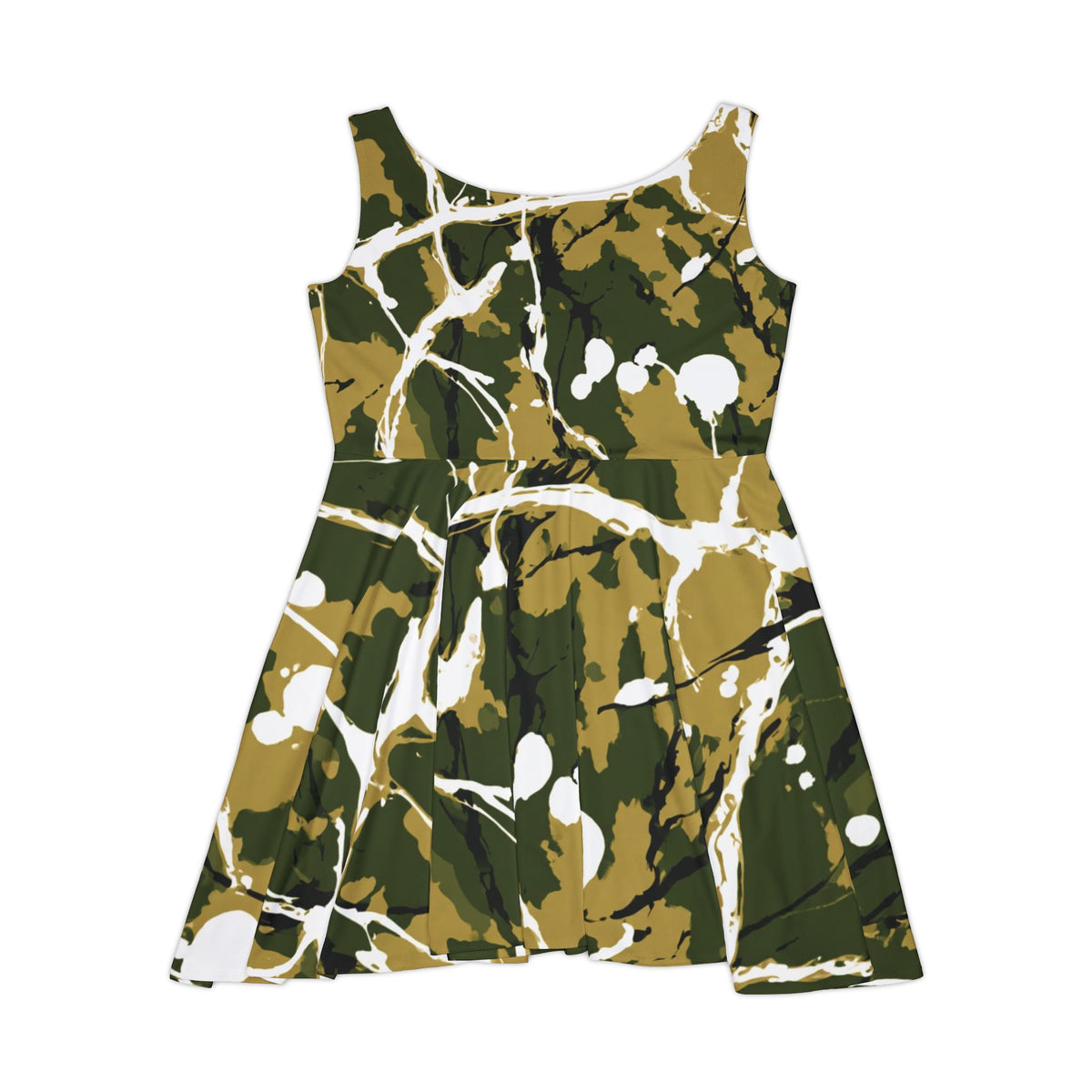 Skater Dress — Camo Splatter "Southern Strong" Women's Sundress