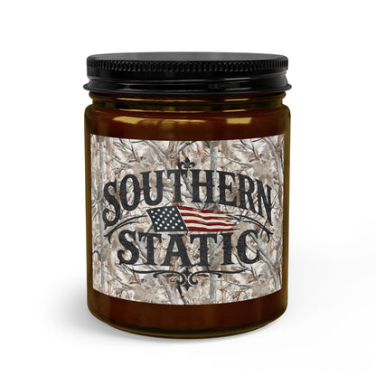 Southern Static Candle Set | Jar Candle with Matches and Wick Trimmer
