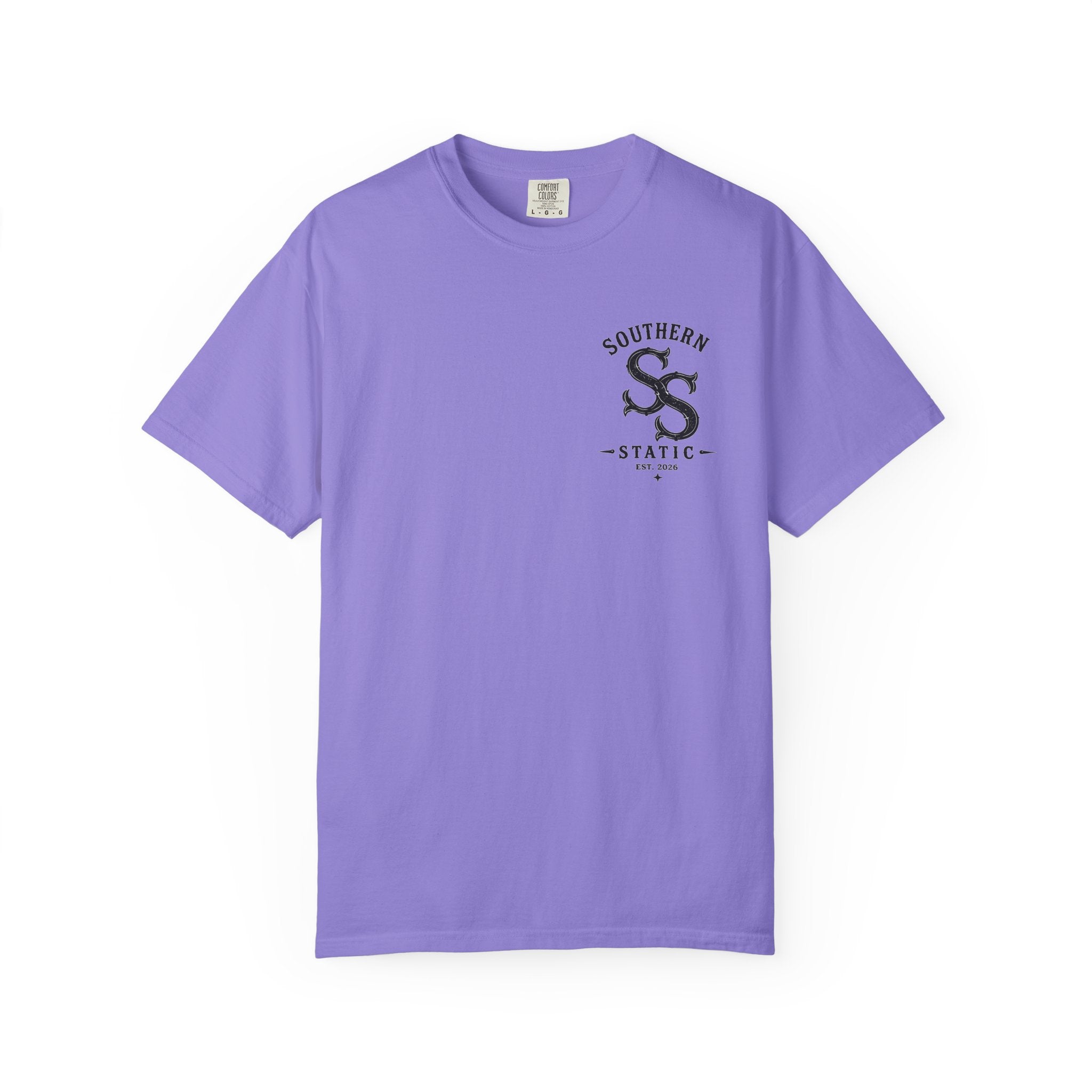 Southern Static Cow Farm T-Shirt — Vintage Ranch Graphic Tee
