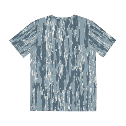Southern Static Camouflage Tee — Men's All-Over Print Polyester Shirt