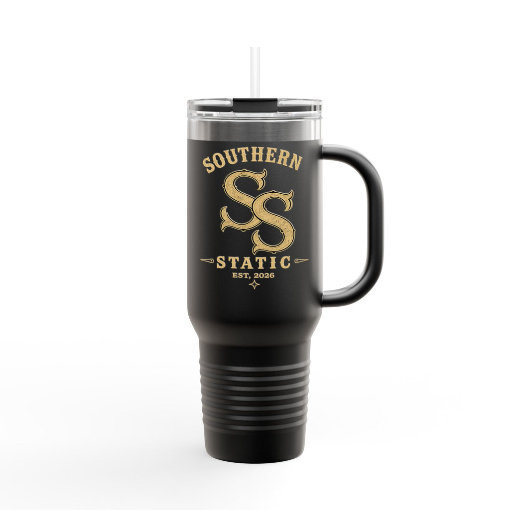 40oz Insulated Travel Mug — Southern Static Logo Stainless Tumbler