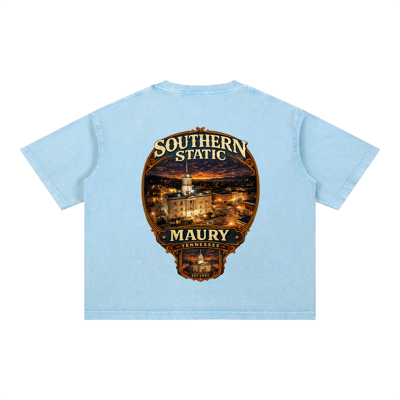 Mineral Wash Boxy Cotton T-Shirt
