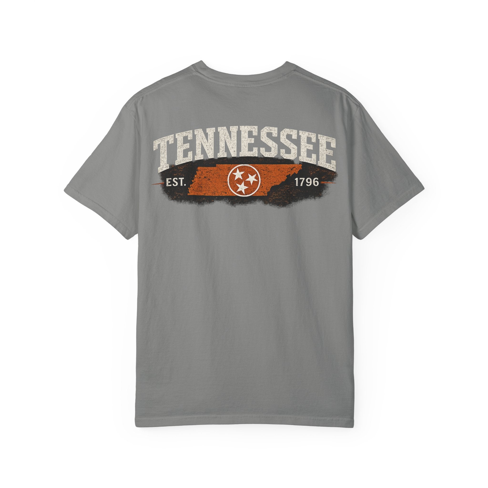 Tennessee Flag Graphic Tee | Southern Static Chest Logo T-shirt