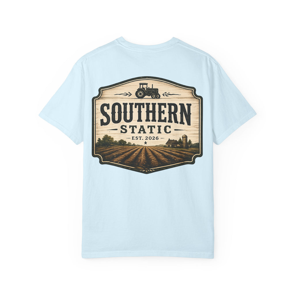 Southern Static T-Shirt — Vintage Farm Tractor Graphic