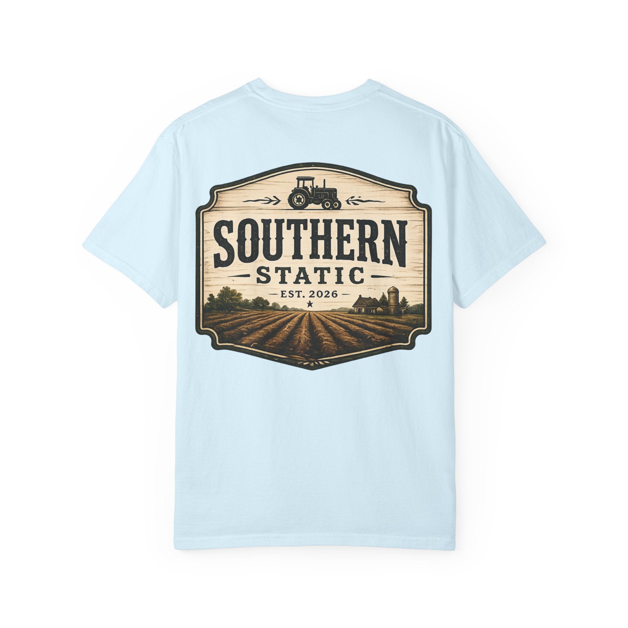Southern Static T-Shirt — Vintage Farm Tractor Graphic