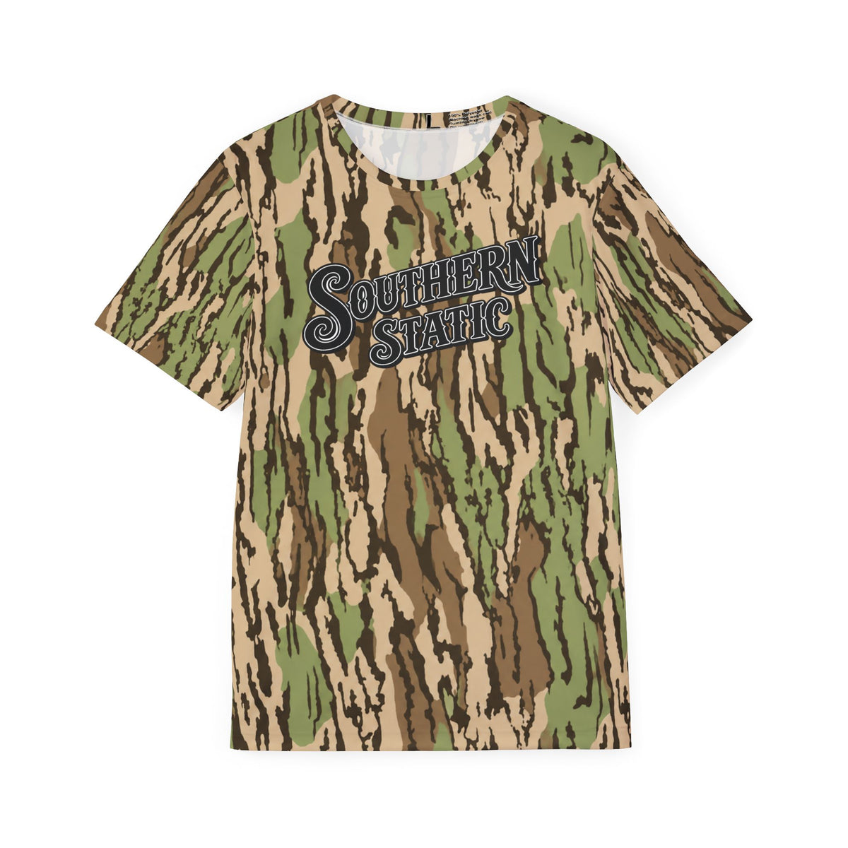 Southern Static Camo Sports Jersey — Men's All-Over Print Athletic Tee