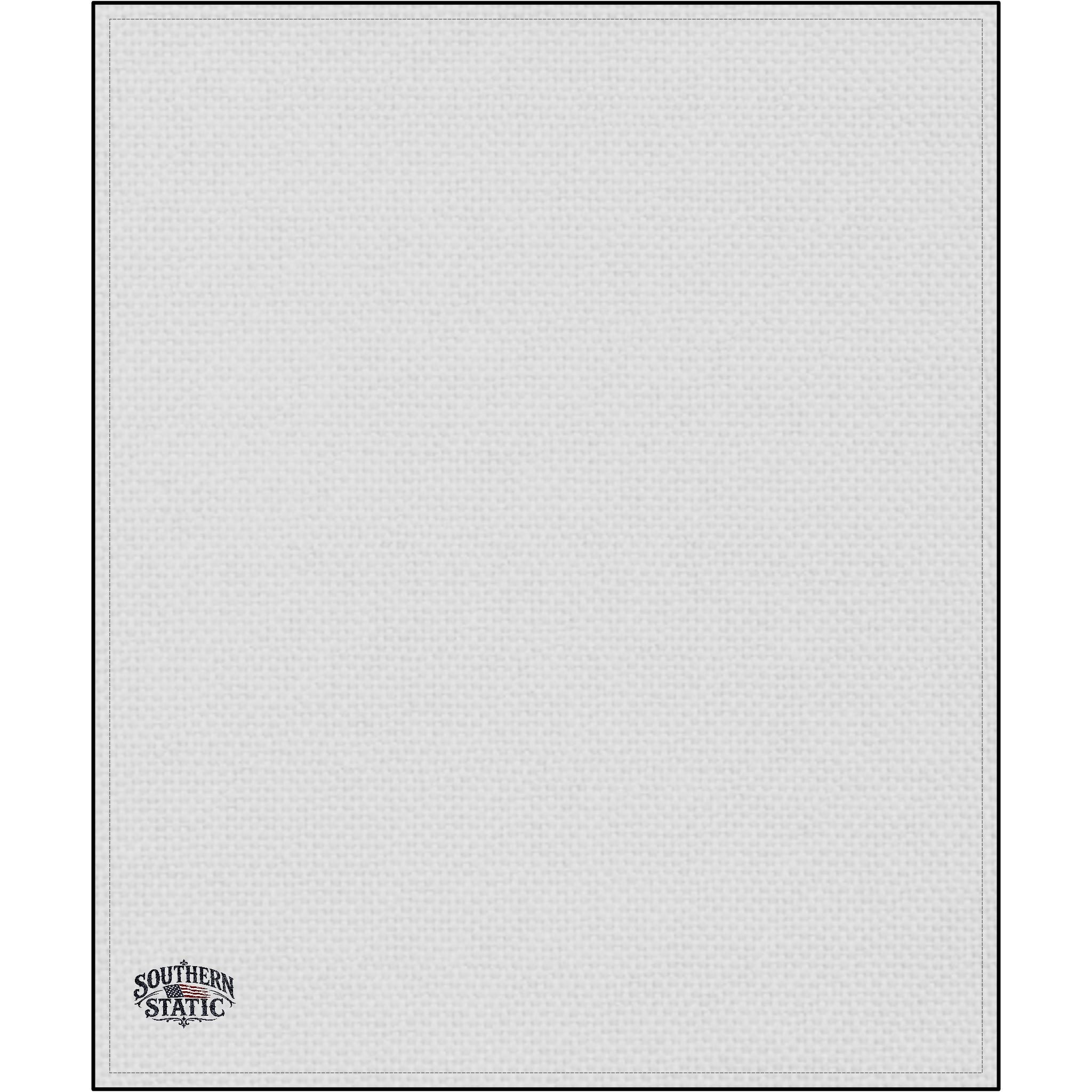 Plush Throw Blanket (Embroidery)