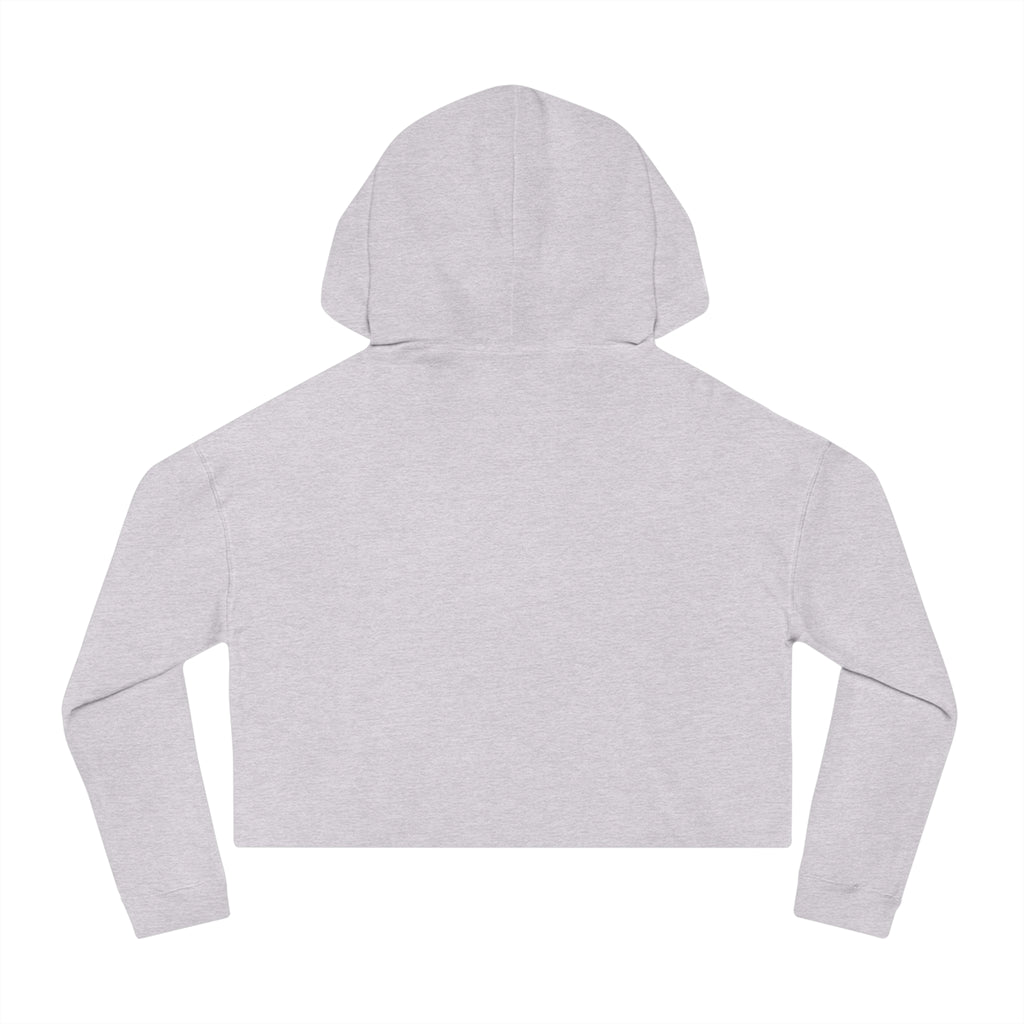 Southern Stocking Cropped Hoodie — Black Lab Floral Logo