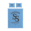 Southern Static Cotton Bed Set – Vintage Monogram Duvet Cover with Pillows