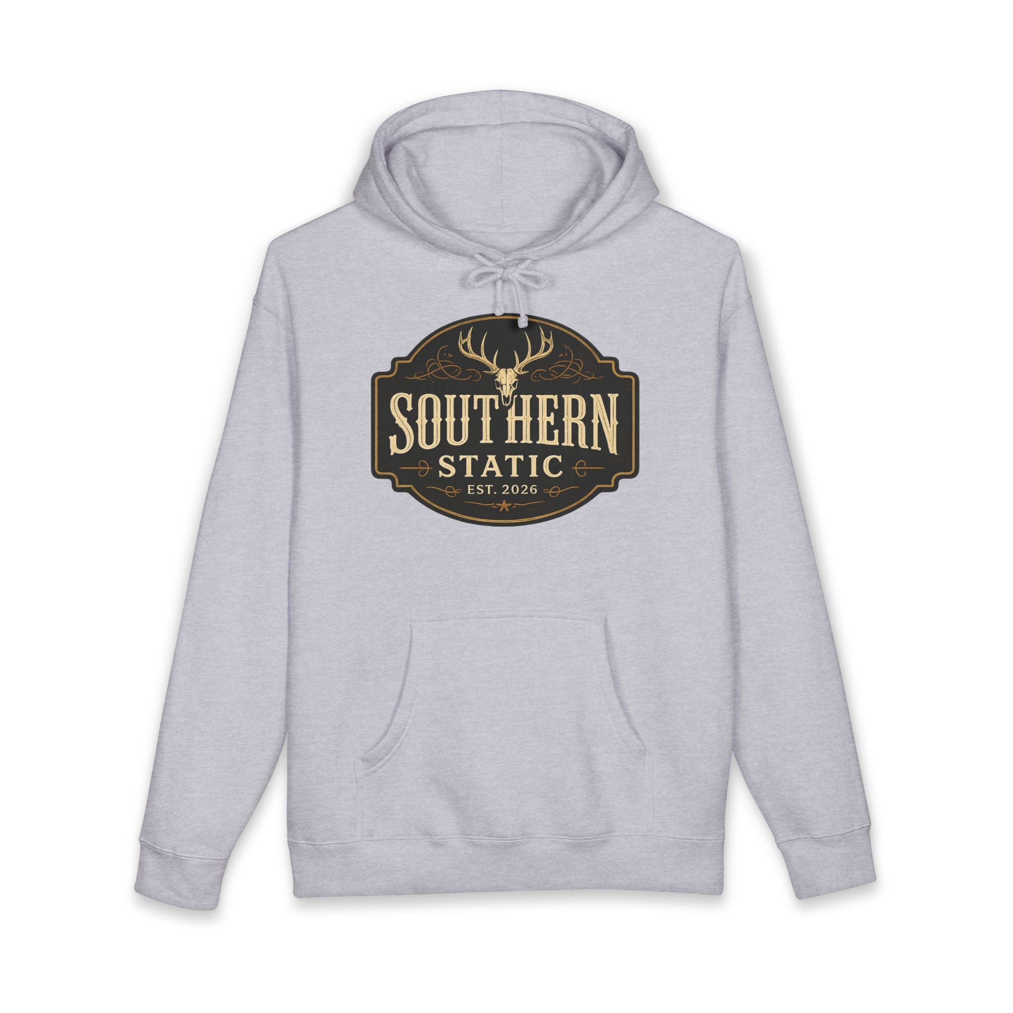 Southern Static Hoodie – Vintage Deer Logo Pullover