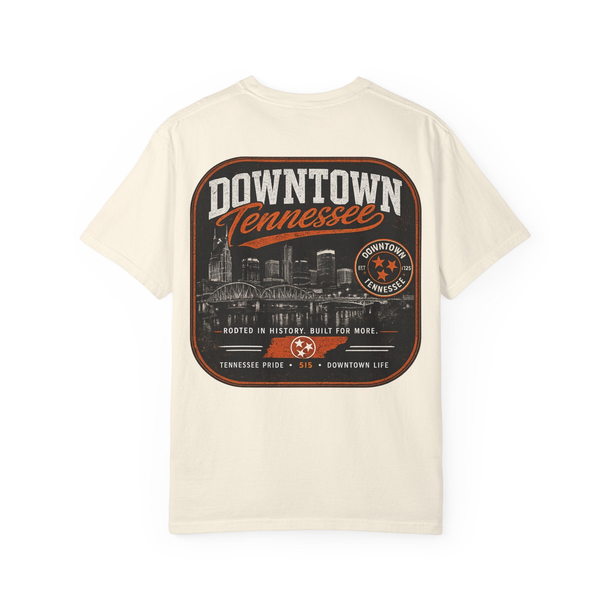 Downtown Tennessee Graphic T‑Shirt — Southern Static Chest Logo