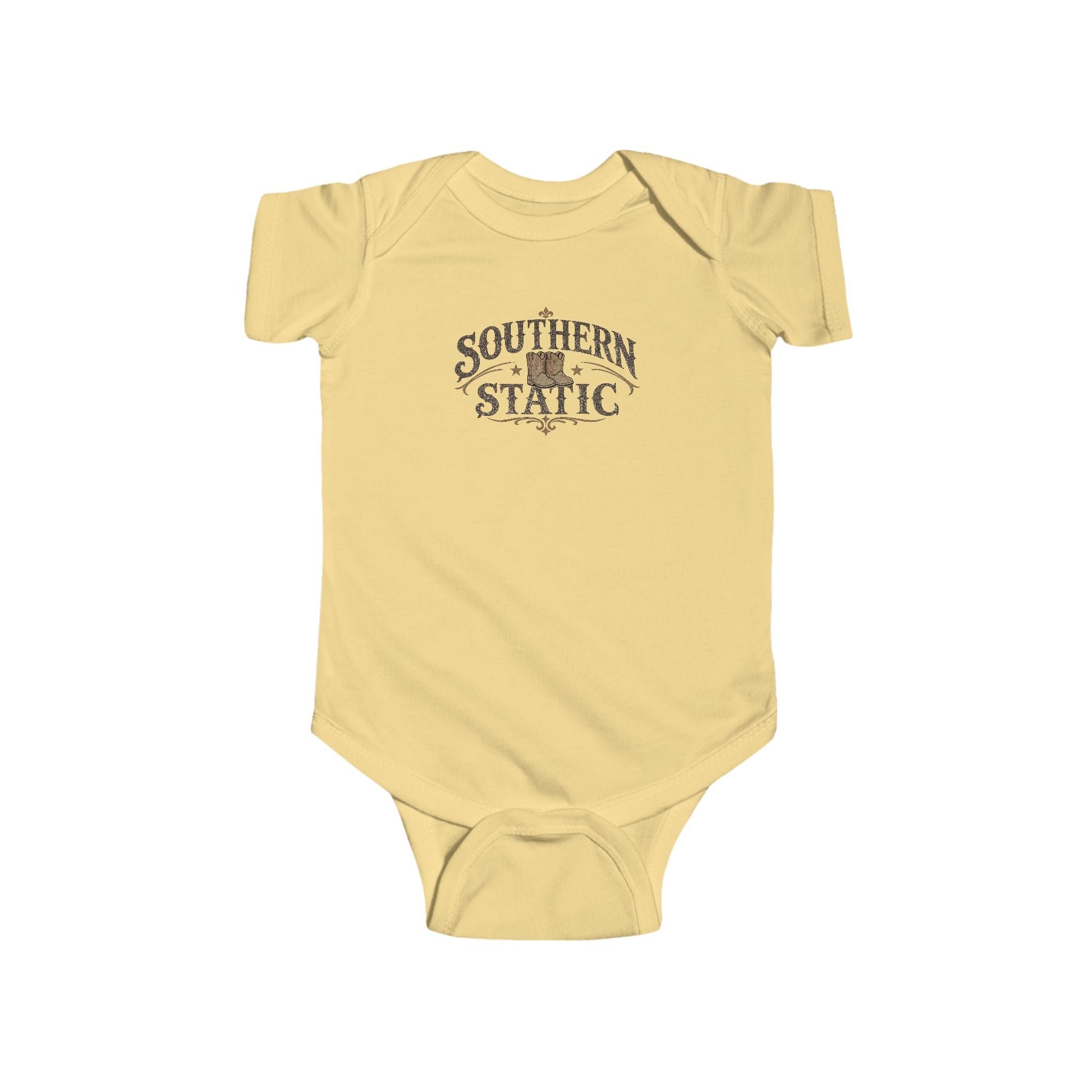 Southern Static Baby Bodysuit – Vintage Truck Infant Onesie