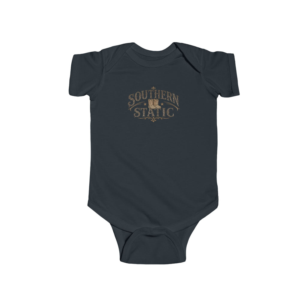 Southern Static Baby Bodysuit – Vintage Truck Infant Onesie