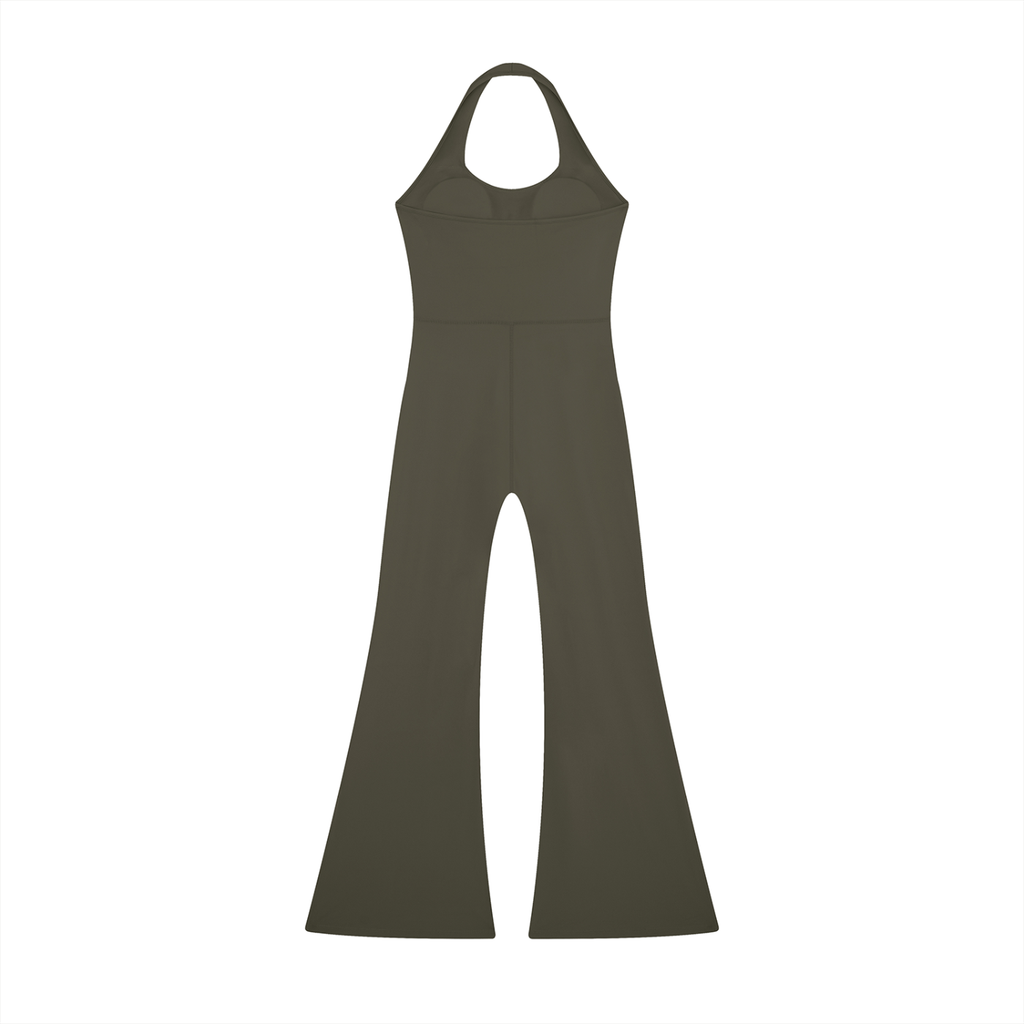 Southern Static Women’s Halter Flared Jumpsuit