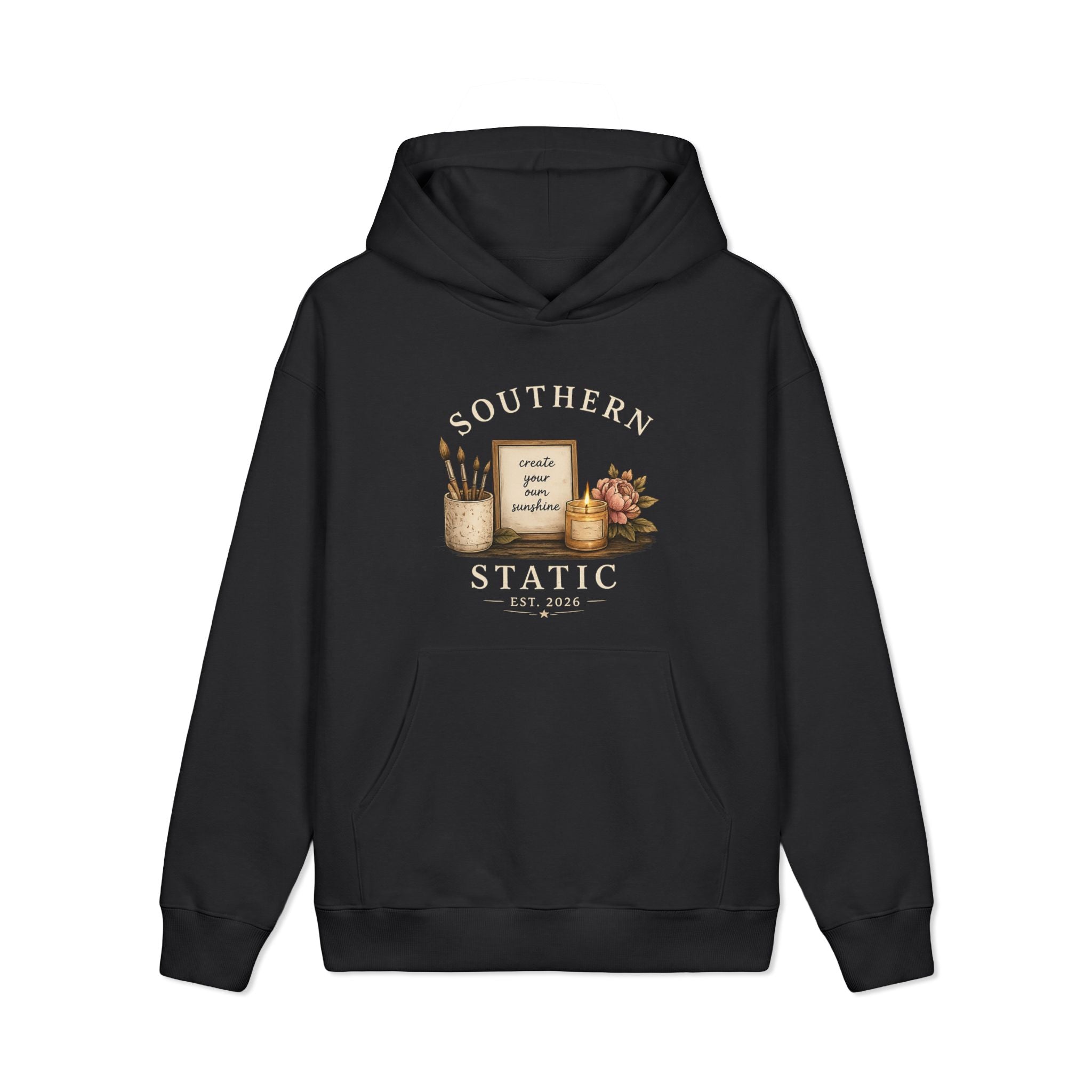 Brown Heavyweight Hooded Sweatshirt — Cozy Mainstreet Pullover