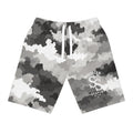 Gray Camo Athletic Long Shorts — Southern Savages Logo