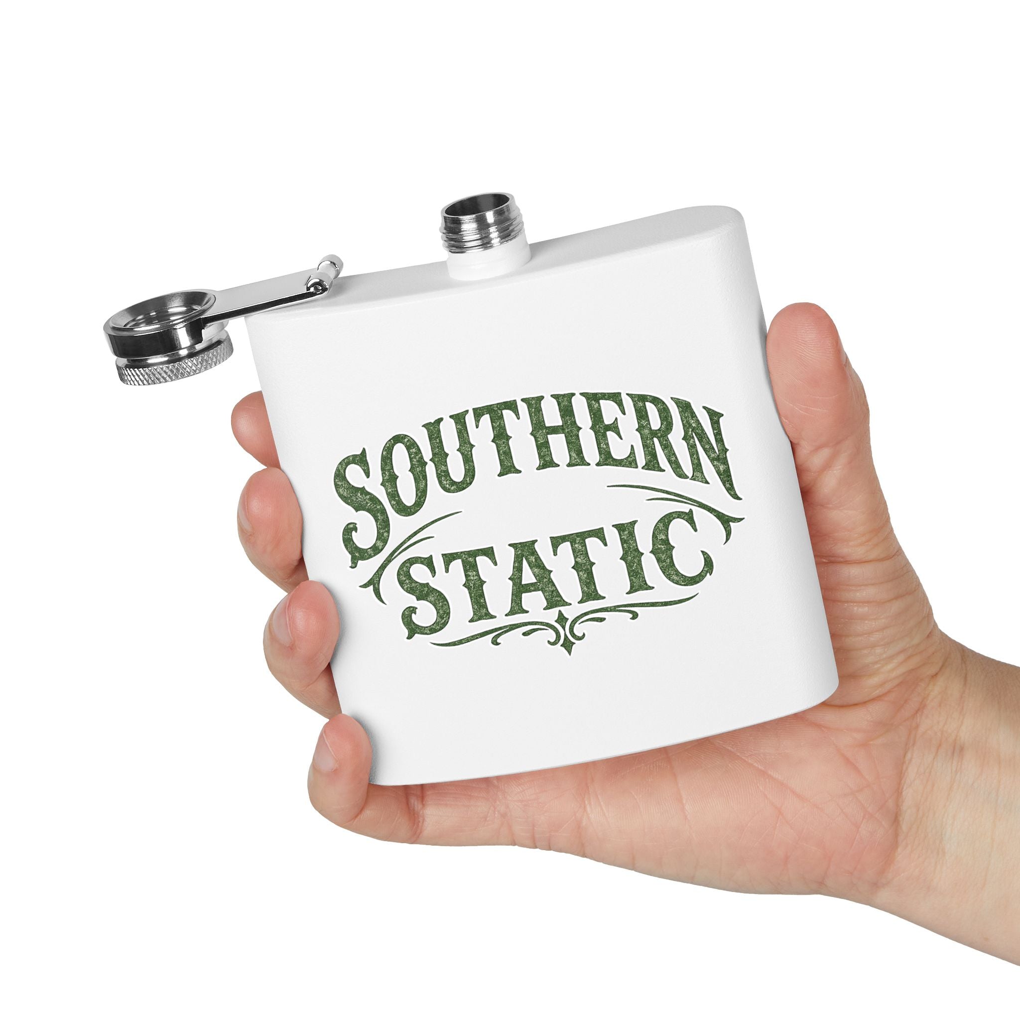 Southern Static Flask | 6oz Stainless Steel Hip Flask