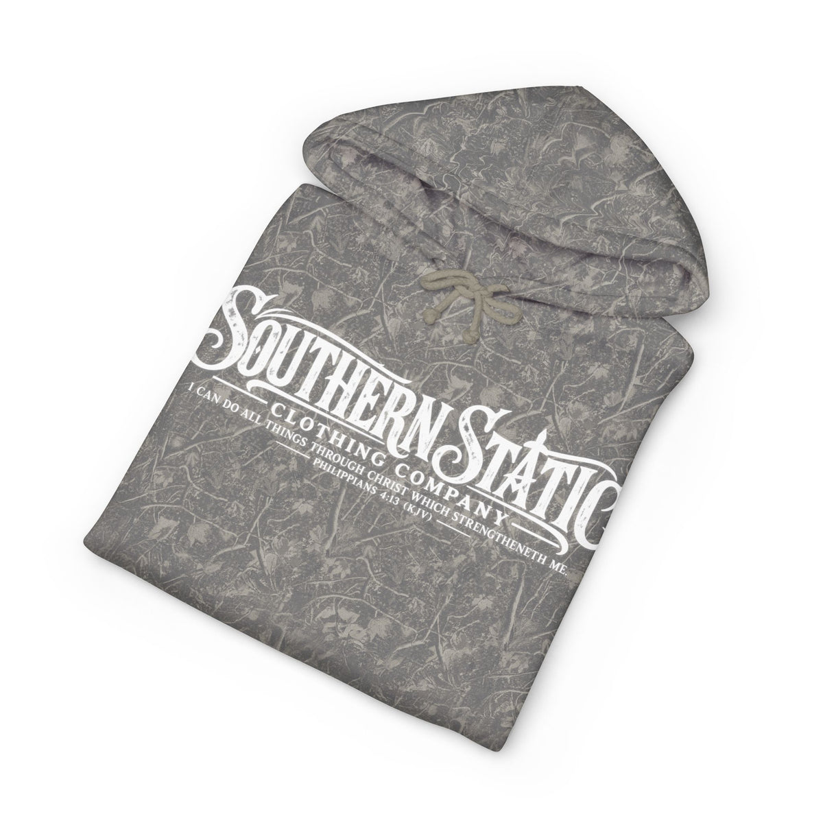 Hoodie — Southern Static Camouflage Logo Pullover