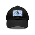 Southern Static Blue Camo Leather Patch Dad Hat