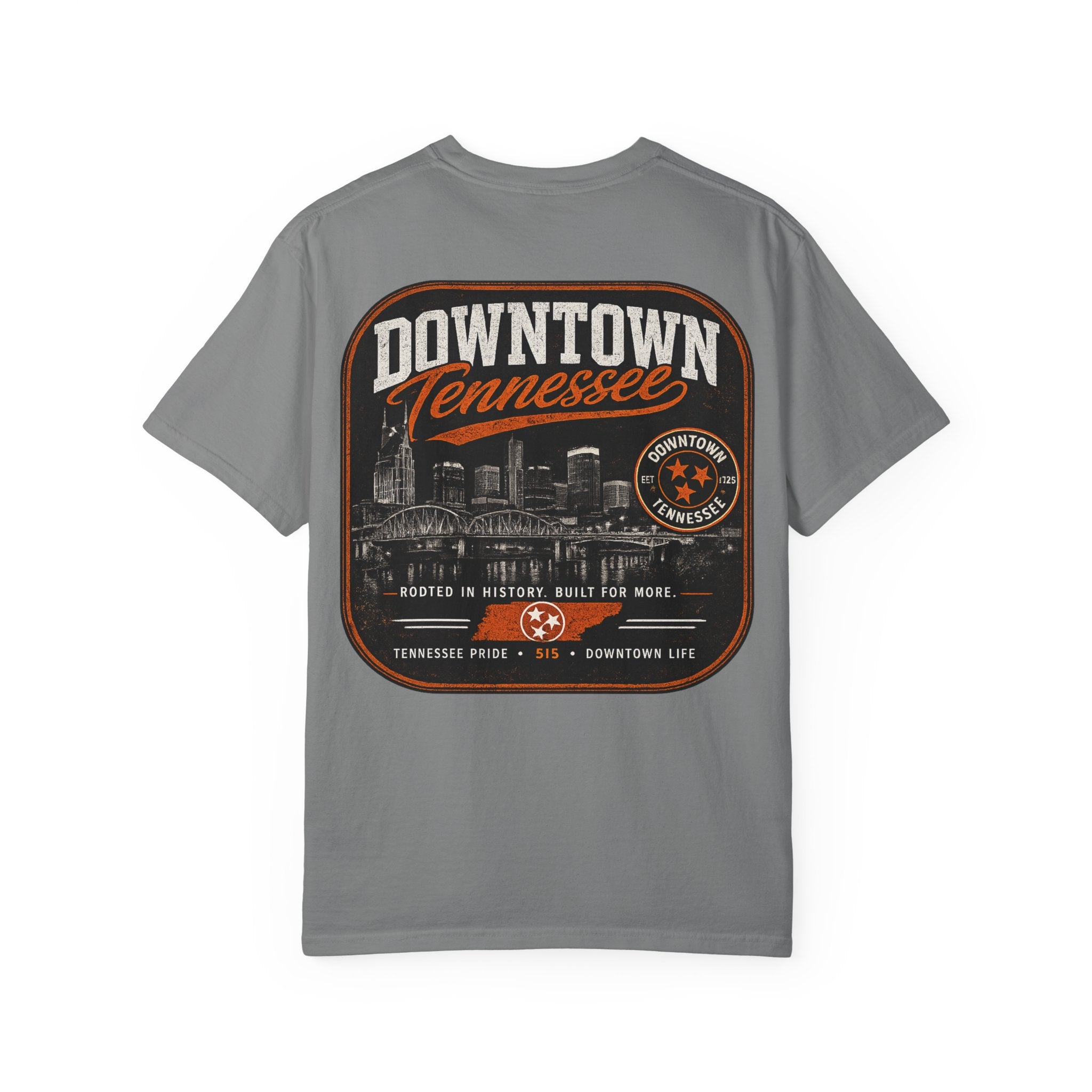Downtown Tennessee Graphic T‑Shirt — Southern Static Chest Logo